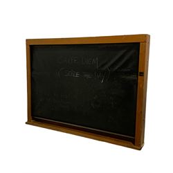 Vintage mid 20th century school blackboard by Wilson & Garden Ltd, Kilsyth, Glasgow 188cm x 136cm