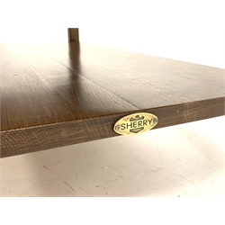 Sherry Furniture - oak two tier coffee table, 108cm x 57cm, H46cm