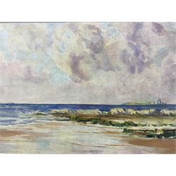 John Arthur Dees (Northern British 1875-1959): 'Coquet Island Northumberland', watercolour signed, titled verso 25cm x 35cm
Provenance: from family of artist